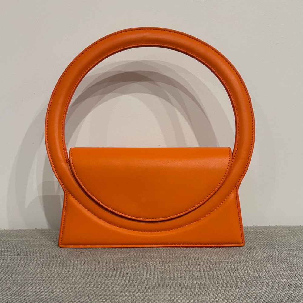 Circular Handle Women's Purse